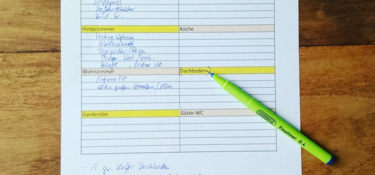 Evakuierung: Was soll mit im Notfall? Liste was mitnehmen