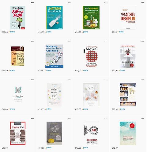 Buchtipps Ordnung Aufräumen Neugestalten
